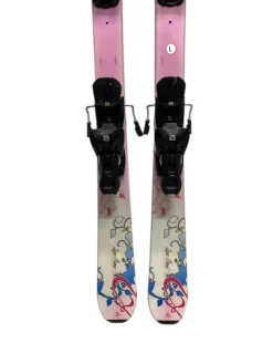 Used K2 LUV BUG Womens DH Ski/Binding Pink 135 cm
