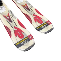Used K2 MAMMOTH MTN JR Boys DH Ski/Binding Red 136 cm