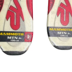 Used K2 MAMMOTH MTN JR Boys DH Ski/Binding Red 136 cm