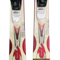 Used K2 MAMMOTH MTN JR Boys DH Ski/Binding Red 136 cm