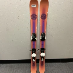 Used K2 MISCONDUCT Girls DH Ski/Binding Coral 119 cm