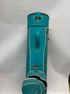 Used Knight BLUE LEATHER BAG Womens Cart Bag Royal Blue