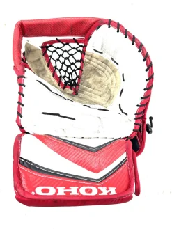 Used Koho 590L Senior Goalie Catcher Red