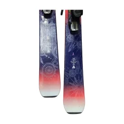 Used K2 OOLALUV 85TI Womens DH Ski/Binding Red 163 cm