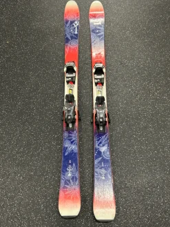Used K2 OOO LA LUV 85TI Womens DH Ski/Binding Navy Blue 156 cm