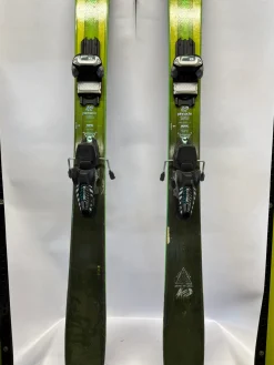 Used K2 PINACLE Mens DH Ski/Binding Green 170 cm