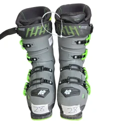 Used K2 RECON 120 MV SKI BOOTS SZ28 Mens DH Ski Boot Grey 280 MP - M10 - W11