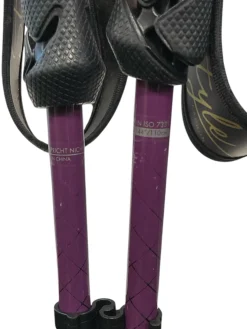 Used K2 STYLE CARBON Womens DH Ski Pole Purple 110 cm / 44 in