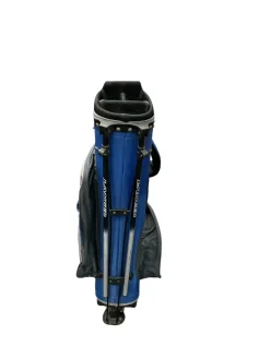 Used LANCER Jr Stand Bag Black And Royal Blue