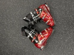Used Lange FLUID 12 Mens DH Ski Boot Red 275 MP - M09.5 - W10.5