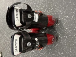 Used Lange FLUID 12 Mens DH Ski Boot Red 275 MP - M09.5 - W10.5
