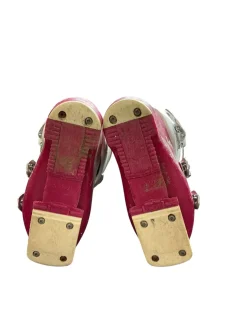 Used Lange STARLET 50 Girls DH Ski Boot Pink 170 MP - Y10