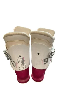 Used Lange STARLET 50 Girls DH Ski Boot Pink 170 MP - Y10