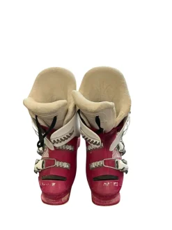 Used Lange STARLET 50 Girls DH Ski Boot Pink 170 MP - Y10