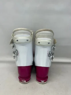 Used Lange STARLET 60 Girls DH Ski Boot Purple 205 MP - J01