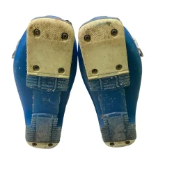Used Lange STARLET RSJ 60 Girls DH Ski Boot Royal Blue 215 MP - J03