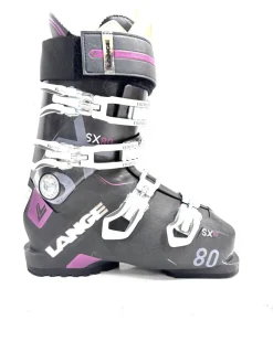 Used Lange SX 80 Womens DH Ski Boot Black 235 MP - J05.5 - W06.5