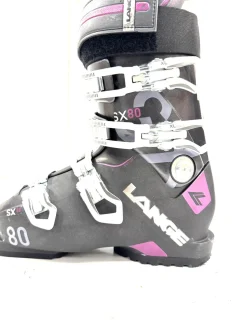 Used Lange SX 80 Womens DH Ski Boot Black 235 MP - J05.5 - W06.5