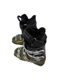 Used Lange SX 80 Womens Ski Boots Green 245 MP - M06.5 - W07.5