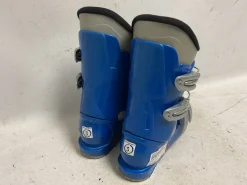 Used Lange TEAM 60 Boys DH Ski Boot Royal Blue 215 MP - J03