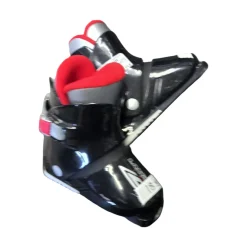 Used Lange T-KID R SKI BOOTS SZ 18.5 Boys DH Ski Boot Black 185 MP - Y12