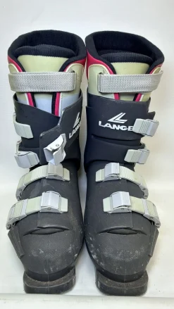 Used Lange XSI Womens DH Ski Boot Pink And Black 260 MP - M08 - W09