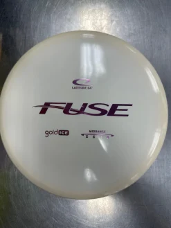 Used Latitude 64 GOLD ICE FUSE Disc Golf Mid Range White
