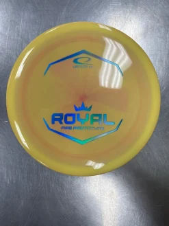 Used Latitude 64 ROYAL FIRE PROTOTYPE Disc Golf Mid Range Yellow