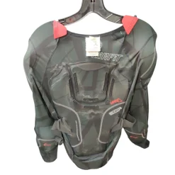 Used LEATT 3DF AIRFIT BODY VEST Bike Shoulder Pads Black Small