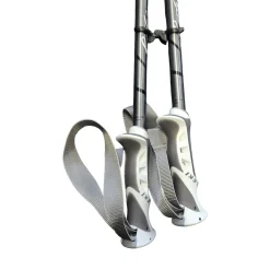 Used LEKI BLISS SKI POLES 115CM/46IN Womens DH Ski Pole Grey 115 cm / 46 in