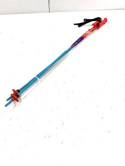 Used LEKI Boys DH Ski Pole Royal Blue 95 cm / 38 in