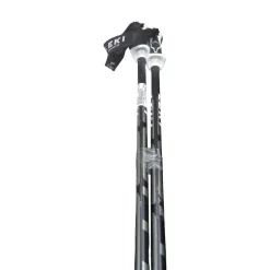 Used LEKI COMP 16C SKI POLES 115CM Mens DH Ski Pole Black 115 cm / 46 in