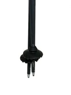 Used LEKI DETECT Ski Poles Black 120 cm / 48 in
