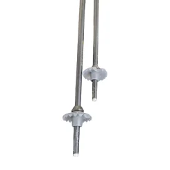 Used LEKI QUANTUM SKI POLES Mens DH Ski Pole Black 115 cm / 46 in