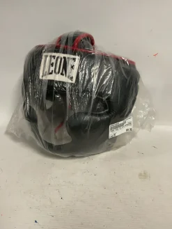 Used LEONE 1947 CS 246 HEADGEAR Boxing Headgear Black MD