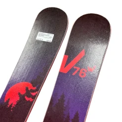 Used LIBERTY V76 W Womens DH Ski/Binding Purple 151 cm