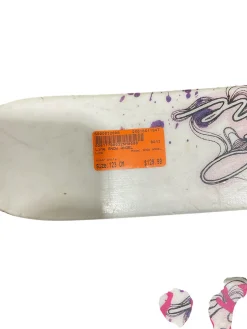 Used Line SNOW ANGEL Girls DH Ski/Binding White 123 cm
