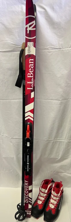 Used L.L. Bean DISCOVERY Boys XC Ski/Binding