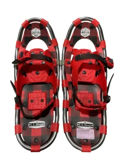 Used L.L. Bean Snowshoes Boys Red 19"