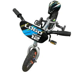 Used LOGO MOTO Cruiser Bike Boys Grey 12"