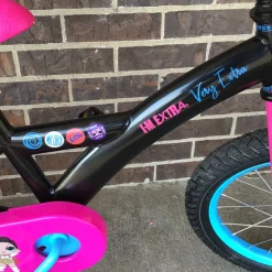 Used LOL SUPRISE REMIX 16 IN TRAINING BIKE Training Wheel Bike Girls Black 16