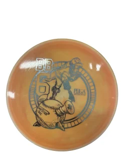Used Lone Star Disc BRAVO Disc Golf Mid Range Orange