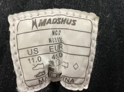 Used Madshus Mens NNN XC Ski Boots Black M 10.5