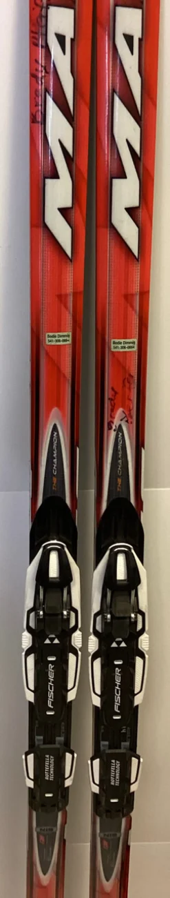 Used Madshus NANOSONIC 160CM Boys' Cross Country Ski Combo