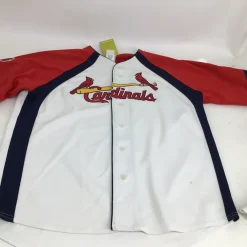 Used Majestic CARDINALS XL BASEBALL JERSEY BB/SB Jersey White XL