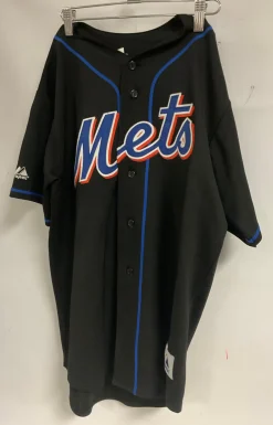 Used Majestic DAVID WRIGHT BB/SB Jersey Black MD