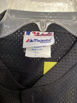 Used Majestic GIANTS BB/SB Jersey Black LG