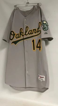 Used Majestic MARK ELLIS BB/SB Jersey Grey LG