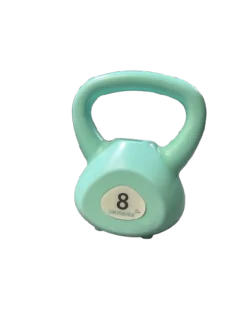 Used MARIKA 8LB KETTLEBELL Kettle Dumbbell (Each) Turquoise 8 lb