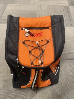 Used Marker Ski Boot Bag Black And Orange